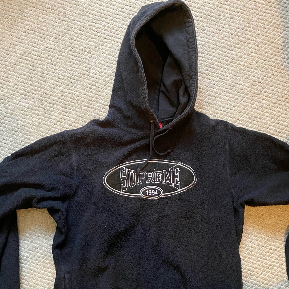 Supreme Fleece Hoodie Size Large